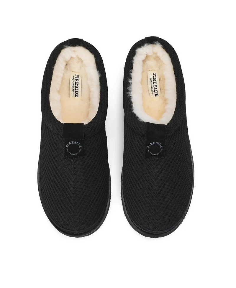 Dearfoams Men's Grafton Allday Knit Water Repellent Clog Slippers