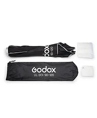 Godox Umbrella-Style Rectangular Silver Softbox, 35.4" x 47.2", Bowens Mount