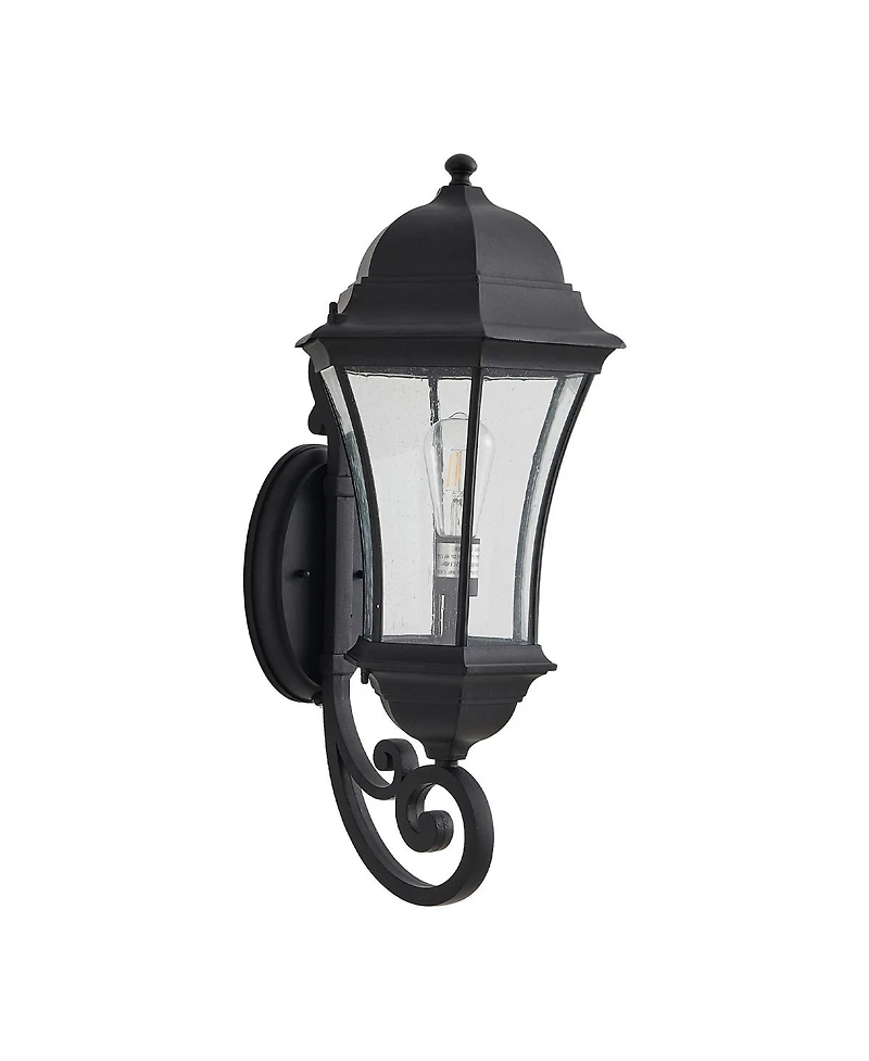 Asagikoiai 26.7"(H) Outdoor Wall Lantern with Dusk to Dawn Sensor, Waterproof Exterior Light Fixture