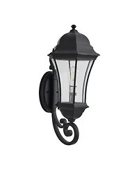 Asagikoiai 26.7"(H) Outdoor Wall Lantern with Dusk to Dawn Sensor, Waterproof Exterior Light Fixture
