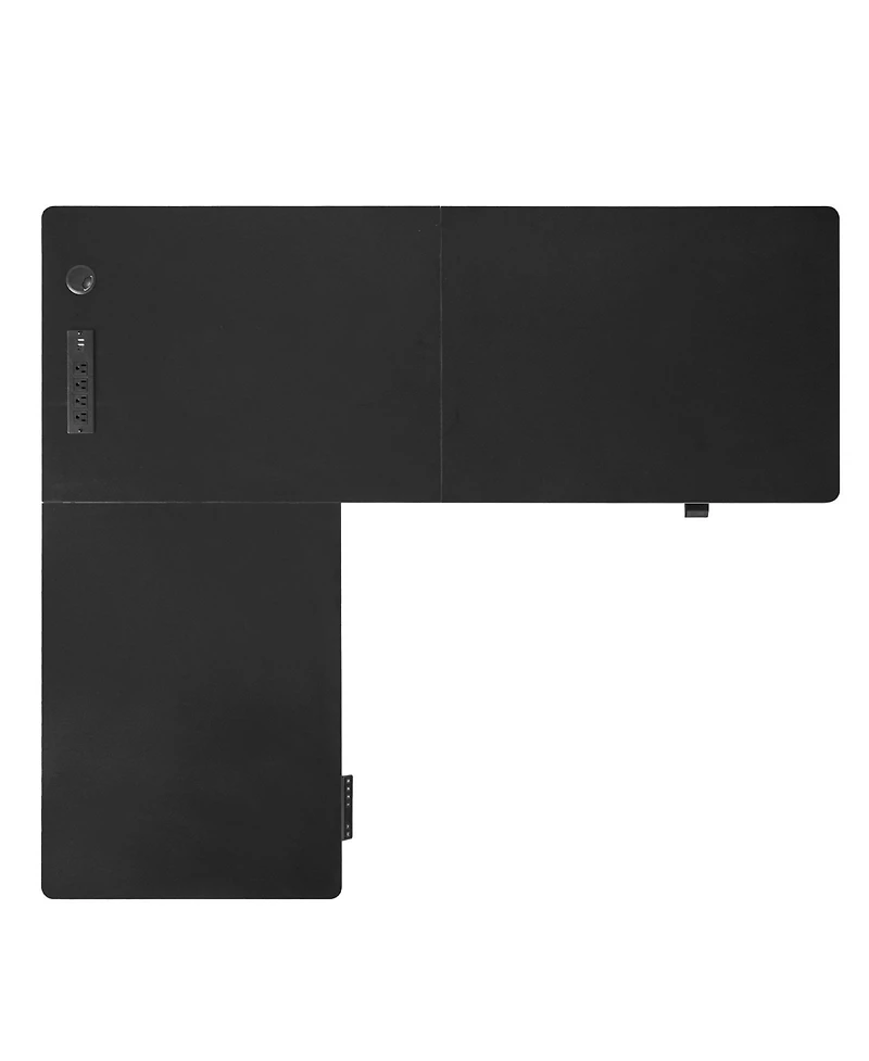 Slickblue L Shaped Standing Gaming Desk for Home Office Setup