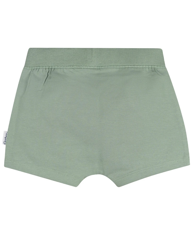 Gerber Baby Boys'(0-24M) Shorts - 2-Pack