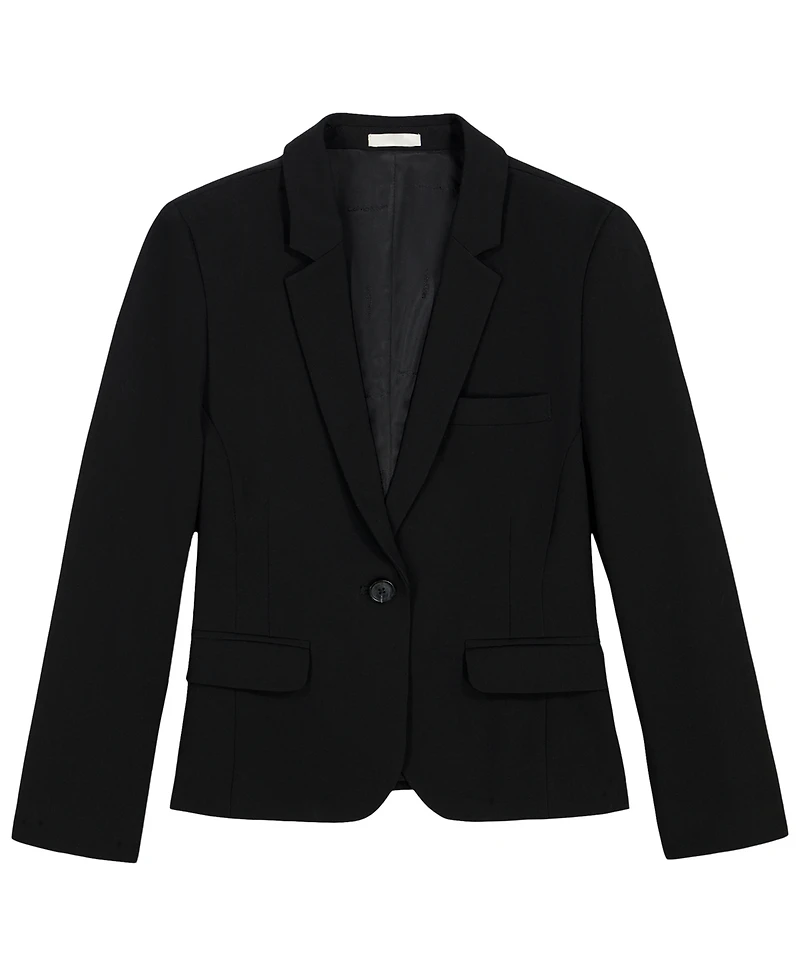 Calvin Klein Girls' 7-16 Refined Stretch Tailored Jacket