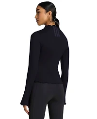 adidas Women's Long-Sleeve Funnel Neck Slim-Fit Shirt