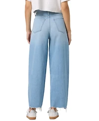 Hudson Jeans Women's Barrel Leg High-Rise Wide-Leg