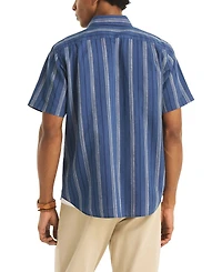 Nautica Men's Slub Short-Sleeve Shirt
