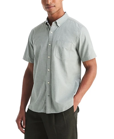 Nautica Men's Oxford Short-Sleeve Shirt