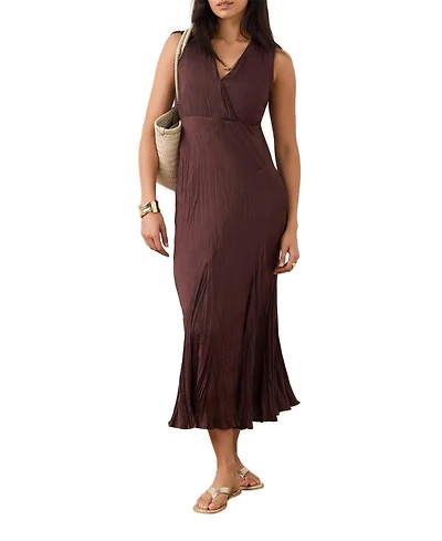Mint Velvet Women's Crinkle Maxi Dress