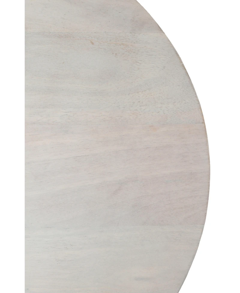 Dovetail Furniture Doretta Mango Wood Side Table
