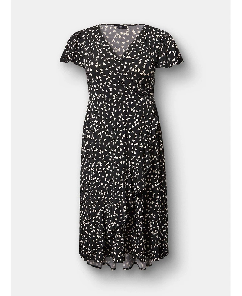 Torrid Plus Surplice Midi Dress
