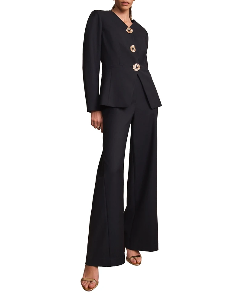 Mint Velvet Women's Wool Blend Sculpted Jacket