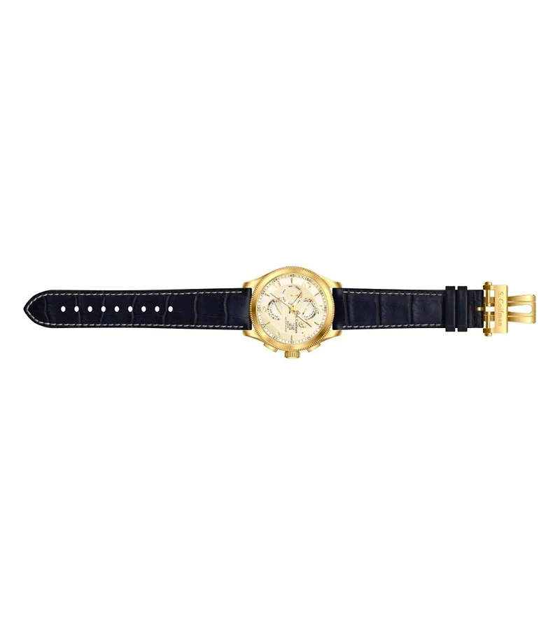 Invicta S.Coifman SC0088 Men's Chronograph Dial Leather Strap Watch