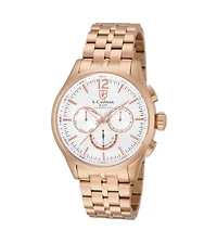 Invicta S.Coifman Men's Heritage Chronograph Silver Dial Stainless Steel Bracelet Watch