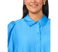 Vince Camuto Plus Puff-Sleeve Work Blouse