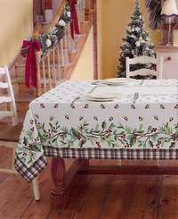 Avanti Holly Plaid Rectangle Tablecloth, 60" x 84"