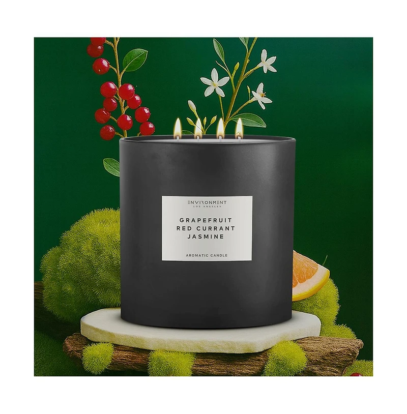 Environment 55oz Candle Inspired by Marriott Hotel - Grapefruit | Red Currant | Jasmine
