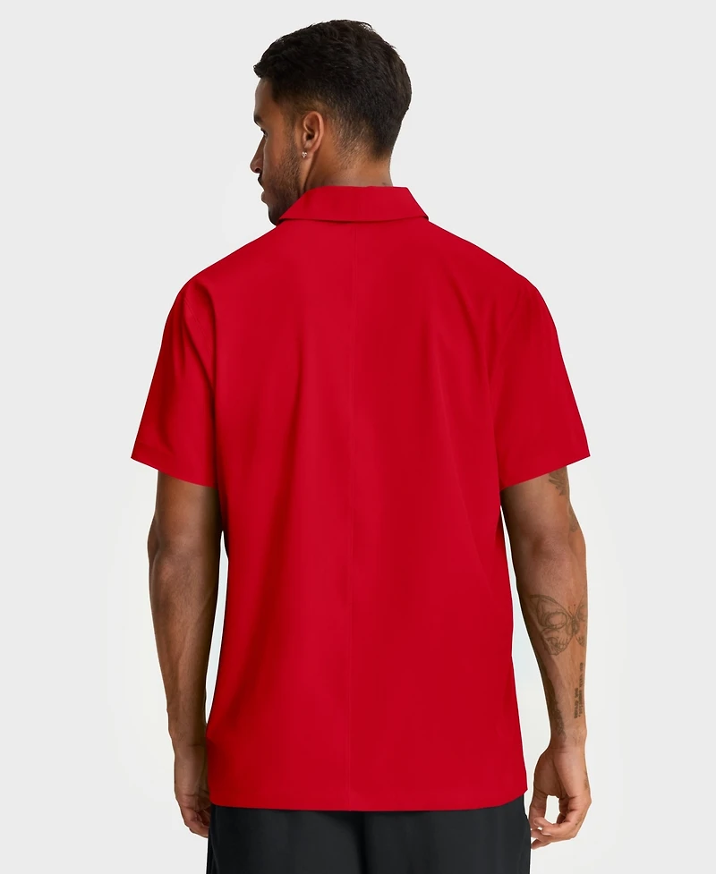 Men's Nike Red Georgia Bulldogs Coaches Sideline Dri-fit Polo
