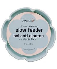 Dexypaws Elevated Slow Feeder: Flower