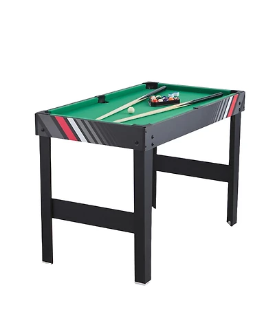 Sevorley 4-in-1 Combo Game Table, 48" Air Hockey, Pool, Foosball, Table Tennis