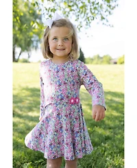 Florence Eiseman Girl's ( 4-6X) Floral Knit Dress with Flowers