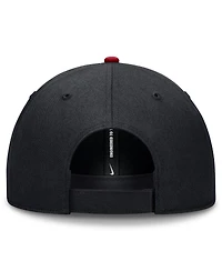 Nike Men's Navy/Red Atlanta Braves Dri-fit Club Adjustable Hat