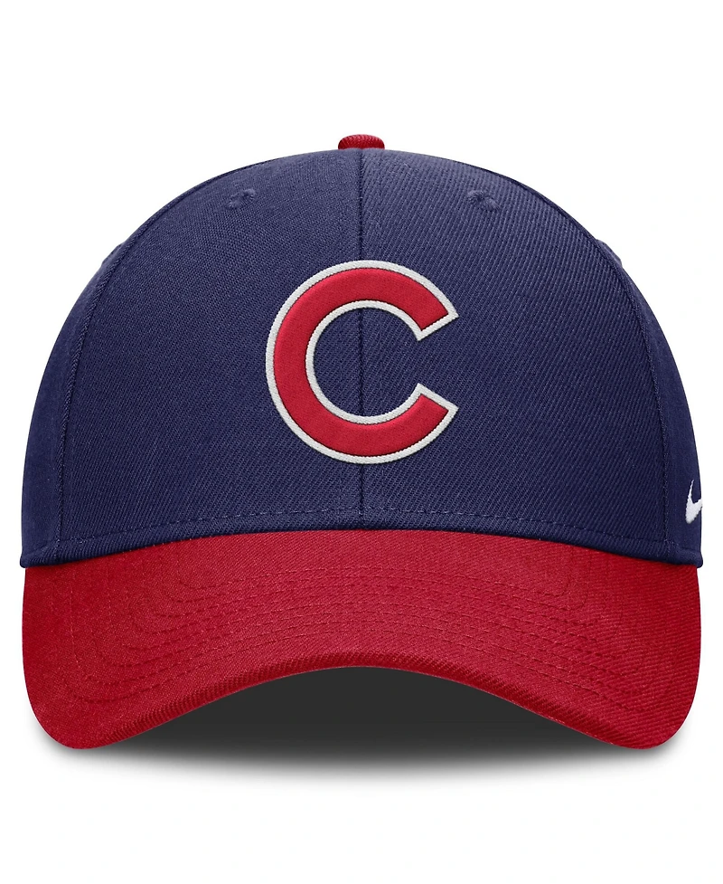 Nike Men's Navy/Red Chicago Cubs Dri-fit Club Adjustable Hat