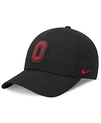Men's Nike Black Ohio State Buckeyes Club Dri-fit Adjustable Hat