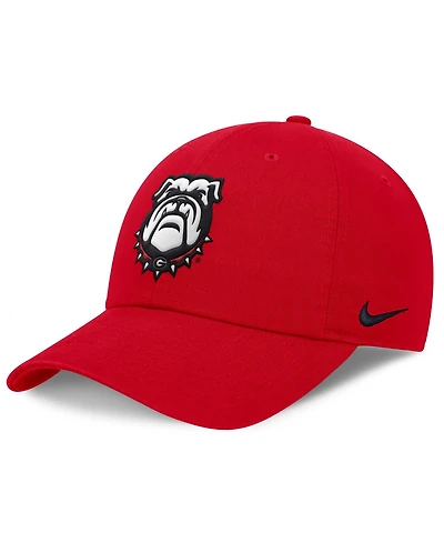 Men's Nike Red Georgia Bulldogs Club Dri-fit Adjustable Hat