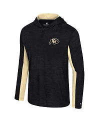 Colosseum Men's Black Colorado Buffaloes Always Sunny Quarter-Zip Hoodie