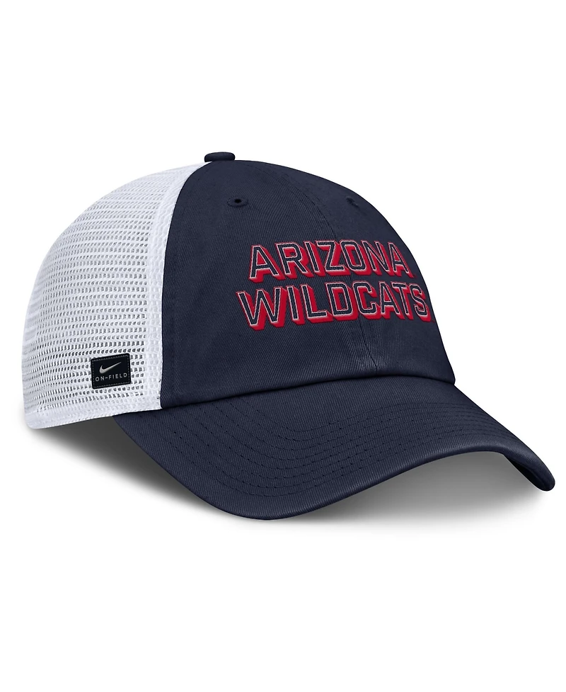 Men's Nike Navy Arizona Wildcats 2025 Gameday On-Field Club Adjustable Trucker Hat