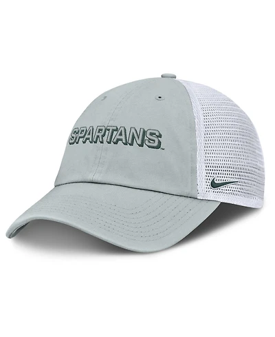 Nike Men's Gray Michigan State Spartans 2025 Gameday On-Field Club Adjustable Trucker Hat