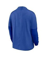 Jordan Men's Royal Florida Gators Sideline Dri-fit Half-Zip Pullover Sweatshirt