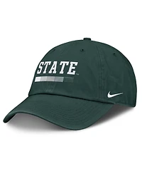 Men's Nike Green Michigan State Spartans Club Campus Adjustable Hat