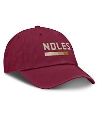 Men's Nike Garnet Florida State Seminoles Club Campus Adjustable Hat