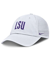 Nike Men's White Lsu Tigers Club Campus Trucker Adjustable Hat