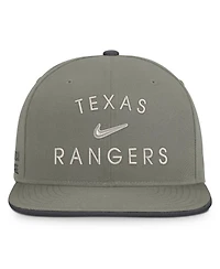 Men's Nike Olive Texas Rangers Pro Dri-fit snapback Hat