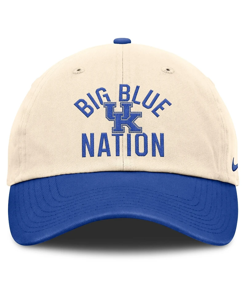 Men's and Women's Nike Natural Kentucky Wildcats 2026 Primetime Natural 2-Tone Club Adjustable Hat
