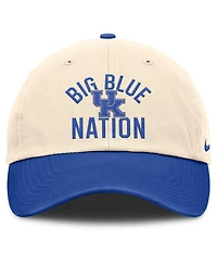 Men's and Women's Nike Natural Kentucky Wildcats 2026 Primetime Natural 2-Tone Club Adjustable Hat