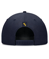 Men's and Women's Nike Navy West Virginia Mountaineers 2026 Basketball Refresh 5-Panel Rope Rise Hat