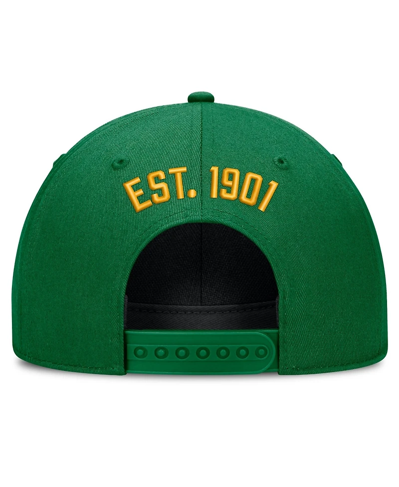 Men's Nike Green Oakland Athletics Cooperstown Rise Adjustable Hat