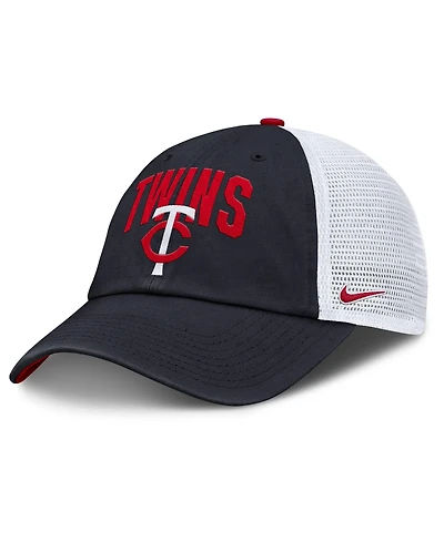 Men's Nike Navy Minnesota Twins Primetime Club Adjustable Trucker Hat