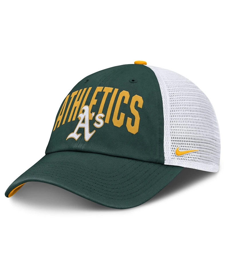 Men's Nike Green Athletics Primetime Club Adjustable Trucker Hat
