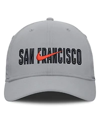 Men's Nike Gray San Francisco Giants Primetime Rise Dri-fit Flex Hat