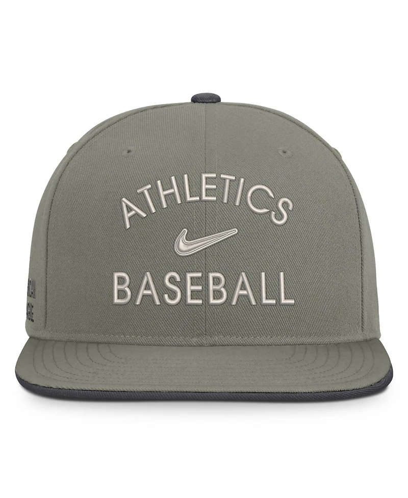 Men's Nike Olive Athletics Pro Dri-fit snapback Hat