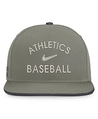 Men's Nike Olive Athletics Pro Dri-fit snapback Hat
