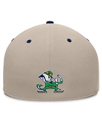 Men's Fanatics Khaki/Navy Notre Dame Fighting Irish Colt Fitted Hat