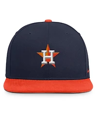 Men's Nike Navy/Orange Houston Astros Primetime Pro Dri-fit snapback Hat