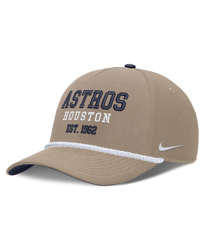 Men's Nike Khaki Houston Astros Father's Day Rope Rise Adjustable Hat