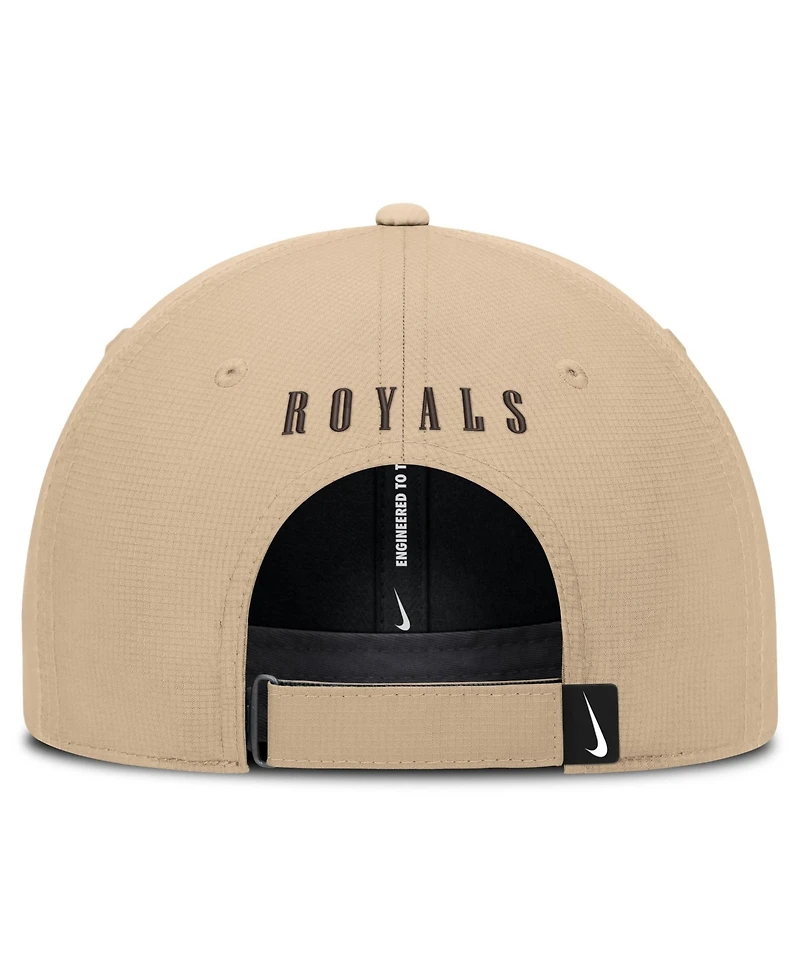 Nike Men's Khaki Kansas City Royals Desert Ripstop Club Adjustable Hat