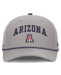 Nike Men's and Women's Gray Arizona Wildcats Primetime Rise Rope Adjustable Hat